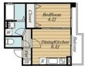 クレストコート北千住の間取り画像