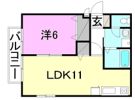 ディアハイム古三津の間取り画像