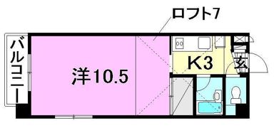 レーベン池田第六ビルの間取り画像
