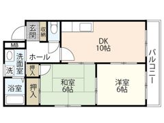 アセント宇品M1（旧エステート芸峰）の間取り画像