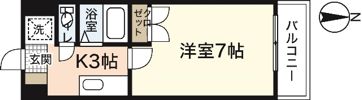 バオバブ白島の間取り画像