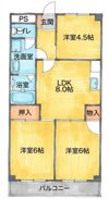 新芦屋ハイタウンの間取り画像