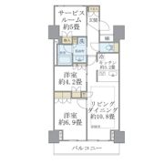 Brillia ist 東雲キャナルコートの間取り画像