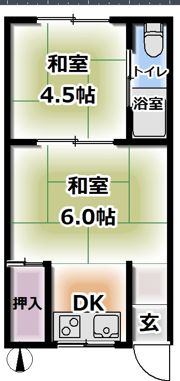 美保マンションの間取り画像