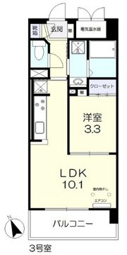 サンセール東古松の間取り画像