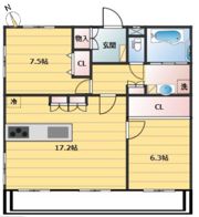 CentralPerkの間取り画像