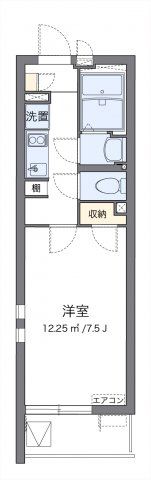 クレイノウィングコート川崎の間取り画像