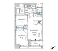 パークアクシス横浜山下町の間取り画像