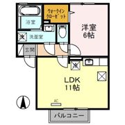 シャトーリーフ A/B/C/Dの間取り画像
