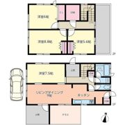 荻窪一戸建の間取り画像