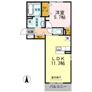 リトルフォレスト αの間取り画像