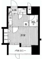 サンテミリオン東日本橋駅前の間取り画像