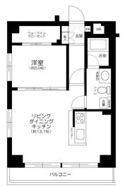プレール・ドゥーク中野坂上の間取り画像