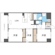 アーバネックス中崎町Ⅱの間取り画像