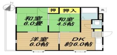 ニュータケヤハウスの間取り画像