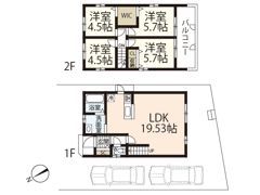 エールカーサ相田B棟の間取り画像