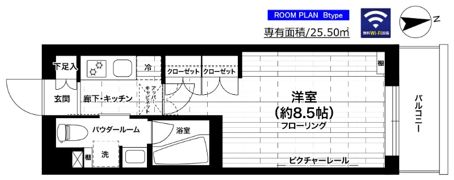グランドコンシェルジュ世田谷アジールコートの間取り画像
