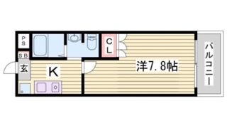 BELLTREE板宿SOUTHの間取り画像