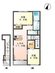 ブルーシエルの間取り画像