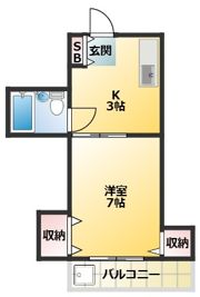 SKフラットの間取り画像