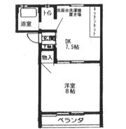 メゾン西所の間取り画像