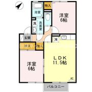 B－axisみのの間取り画像