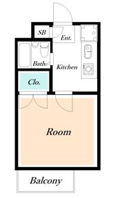 パークテラス堀江の間取り画像