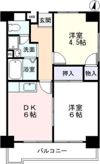 レスポアールEAST21thの間取り画像