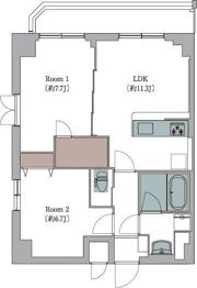L’Foria瑞江の間取り画像
