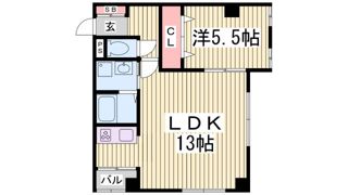 サンビルダー新神戸Ⅱの間取り画像