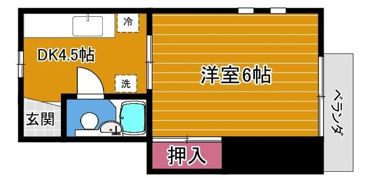 ハイム榎本の間取り画像