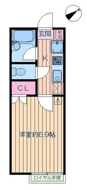 ライフガーデン西一之江Vの間取り画像