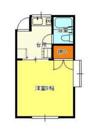 水原コーポの間取り画像