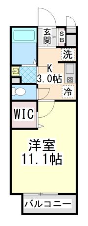 セジュール西岡本の間取り画像