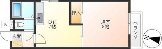 アサヒビルⅡの間取り画像