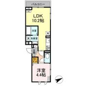 D-comodo関前の間取り画像