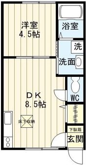 原田ハイツの間取り画像