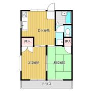 シャトレ渡辺B棟の間取り画像