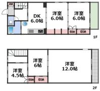 和泉市上町テラスハウスの間取り画像