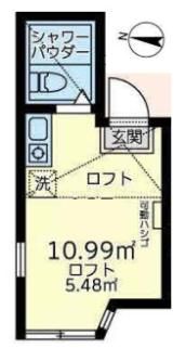 ユナイト小田ジャッキーリボルバーの間取り画像