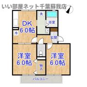 ツインハーモニー ABの間取り画像