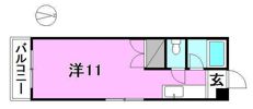 サンハイツ道後の間取り画像