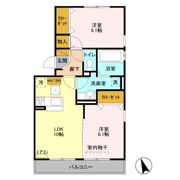 つくばエーワンの間取り画像