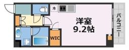 エスパシオ・コモド大阪新町の間取り画像