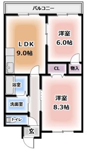 ユートピア中野Ⅱの間取り画像
