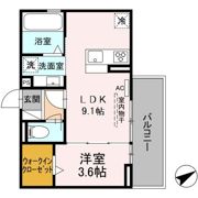 トレンタ氷室の間取り画像