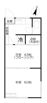 高橋アパートの間取り画像