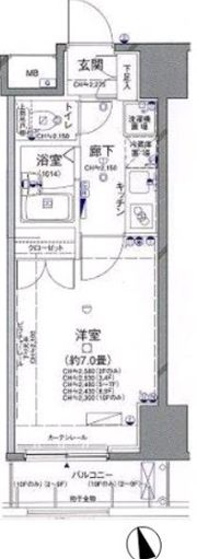 GRAZIA南砂町の間取り画像