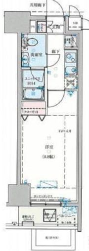 プラチナコート上野の間取り画像