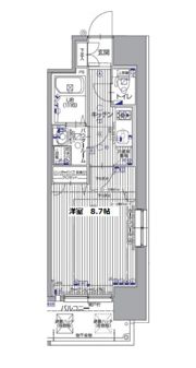 エスリード大阪天満宮の間取り画像
